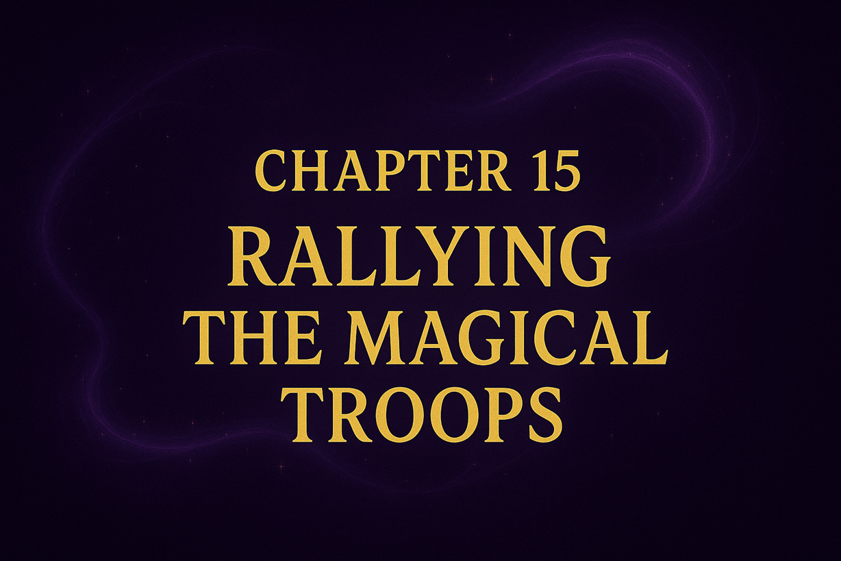 CHAPTER 15: RALLYING THE MAGICAL TROOPS!7 min read